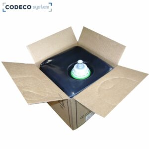 Encre noire - Bag in Box 4.5L - Compatible Domino BK8001