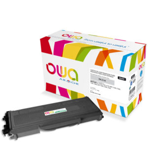 Cartouche Laser OWA remanufacturée pour BROTHER TN-2110 - Noir - 1500p