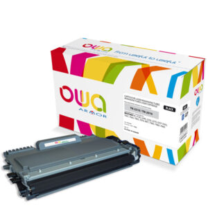 Cartouche Laser OWA remanufacturée pour BROTHER TN-2210 - Noir - 1200p