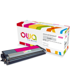 Cartouche Laser OWA remanufacturée pour BROTHER TN-325M - Magenta - 3500p HC