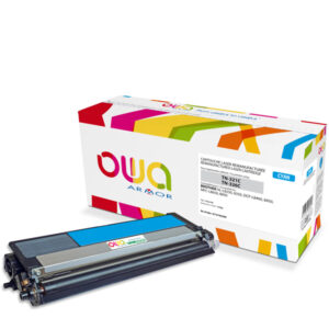 Cartouche Laser OWA remanufacturée pour BROTHER TN-326C - Cyan - 3500p
