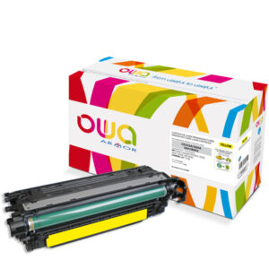 Cartouche Laser OWA remanufacturée pour HP CE252A - Jaune - 7000p