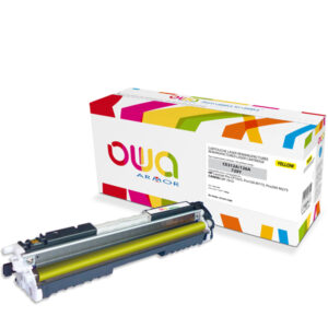 Cartouche Laser OWA remanufacturée pour HP CE312A - Jaune - 1000p