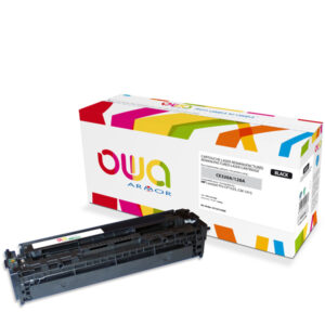 Cartouche Laser OWA remanufacturée pour HP CE320A - Noir - 2000p