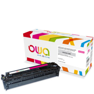Cartouche Laser OWA remanufacturée pour HP CE323A - Magenta - 1300p