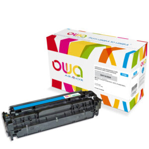 Cartouche Laser OWA remanufacturée pour HP CE411A - Cyan - 2600p