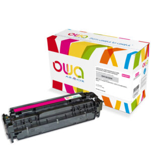Cartouche Laser OWA remanufacturée pour HP CE413A - Magenta - 2600p