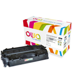 Cartouche Laser OWA remanufacturée pour HP CE505X - Noir - 6500p HC