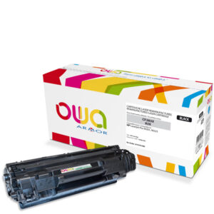 Cartouche Laser OWA remanufacturée pour HP CF283X - Noir - 2200p HC