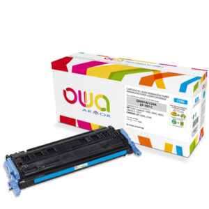 Cartouche Laser OWA remanufacturée pour HP Q6001A - Cyan - 2000p