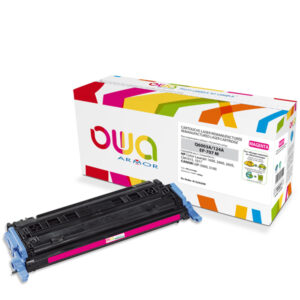 Cartouche Laser OWA remanufacturée pour HP Q6003A - Magenta - 2000p