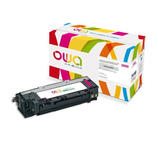 Cartouche Laser OWA remanufacturée compatible HP Q2673A - Magenta - 4000p
