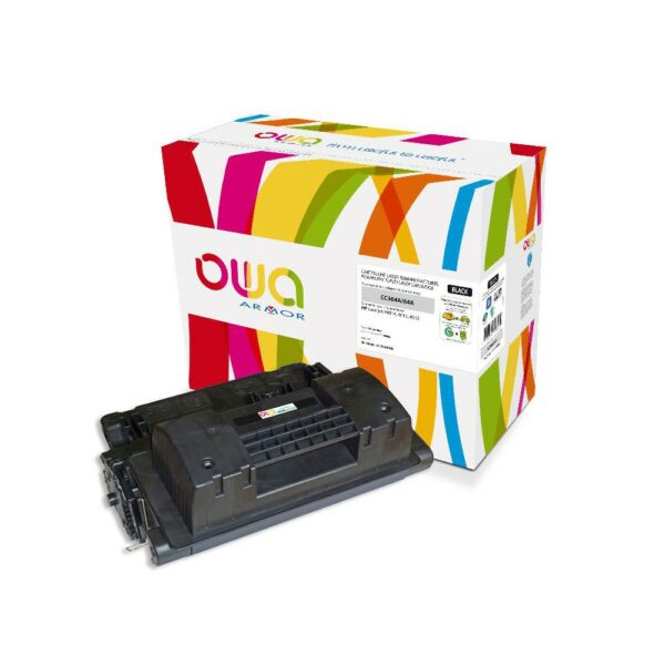 Cartouche Laser OWA remanufacturée compatible HP CC364A - Noir - 10000p