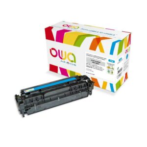 Cartouche Laser OWA remanufacturée compatible HP CC531A - Cyan - 2800p