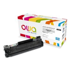 Cartouche Laser OWA remanufacturée compatible HP CB436A - Noir - 2550p