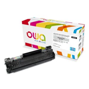 Cartouche Laser OWA remanufacturée compatible HP CB435A - Noir - 2500p