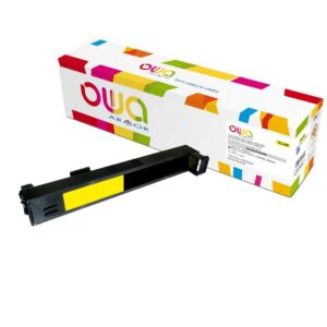 Cartouche Laser OWA remanufacturée compatible HP CB382A - Jaune - 21000p