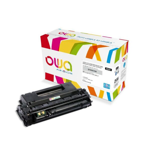 Cartouche Laser OWA remanufacturée compatible HP Q7553X - Noir - 10000p