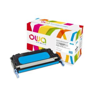 Cartouche Laser OWA remanufacturée compatible HP Q7581A - Cyan - 8000p