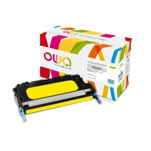 Cartouche Laser OWA remanufacturée compatible HP Q6472A - Jaune - 8000p