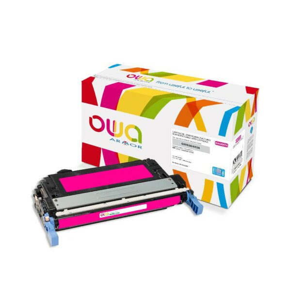 Cartouche Laser OWA remanufacturée compatible HP Q5953A - Magenta - 15000p