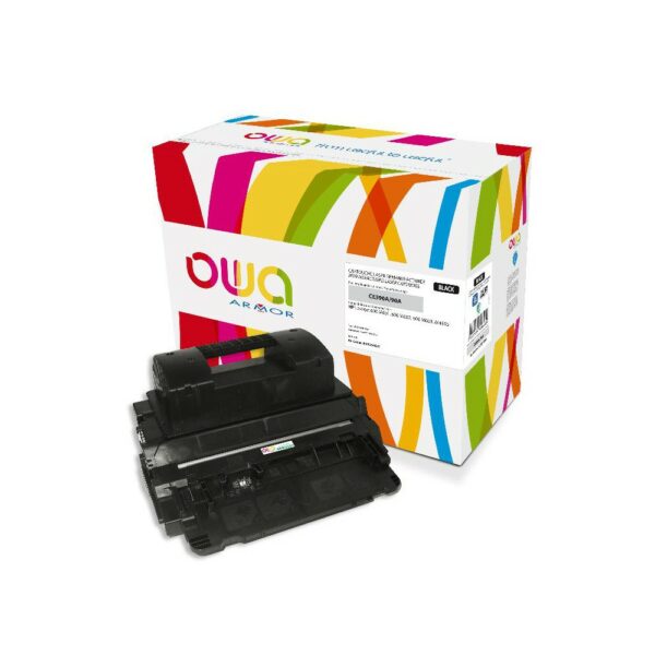 Cartouche Laser OWA remanufacturée compatible HP CE390A - Noir - 10000p