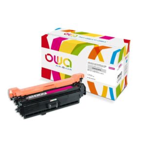 Cartouche Laser OWA remanufacturée compatible HP CE403A - Magenta - 6000p