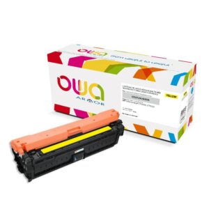 Cartouche Laser OWA remanufacturée compatible HP CE272A - Jaune - 15000p