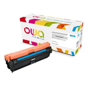 Cartouche Laser OWA remanufacturée compatible HP CE741A - Cyan - 7300p