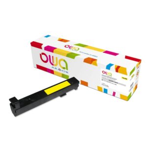 Cartouche Laser OWA remanufacturée compatible HP CF302A - Jaune - 32000p