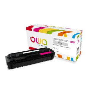 Cartouche Laser OWA remanufacturée compatible HP CF403A - Magenta - 1400p
