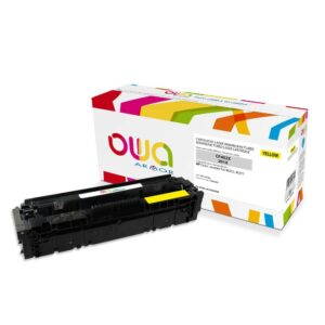 Cartouche Laser OWA remanufacturée compatible HP CF402X - Jaune - 2300p