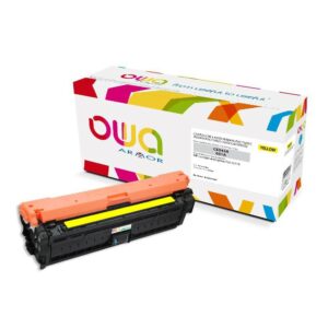Cartouche Laser OWA remanufacturée compatible HP CE342A - Jaune - 16000p
