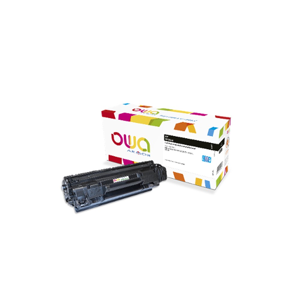 Cartouche Laser OWA remanufacturée compatible HP CF283A - Noir - 3000p