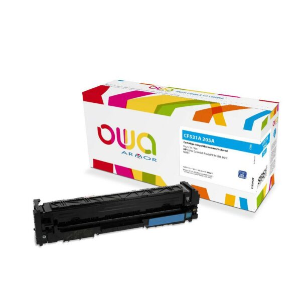 Cartouche Laser OWA remanufacturée compatible HP CF531A - Cyan - 900p
