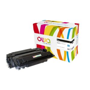 Cartouche Laser OWA remanufacturée compatible HP CE255X - Noir - 24000p