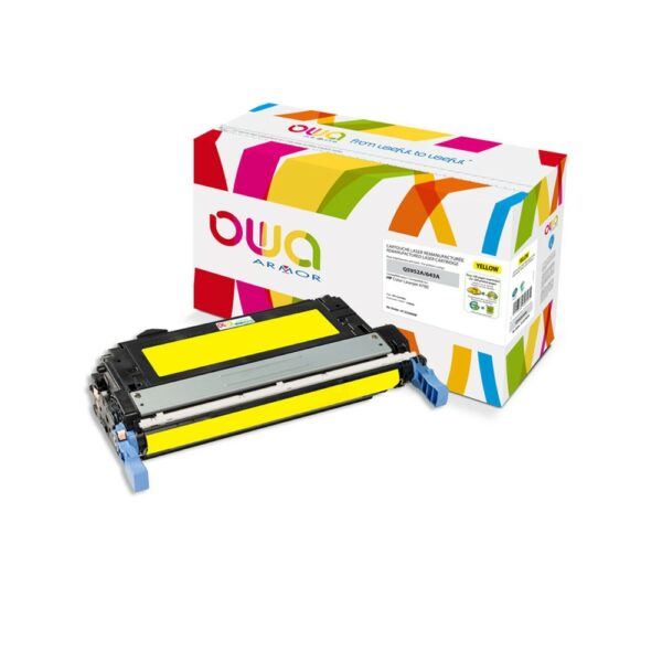 Cartouche Laser OWA remanufacturée compatible HP Q5952A - Jaune - 10000p