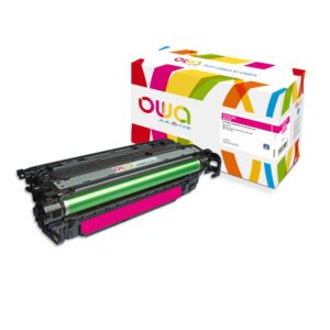 Cartouche Laser OWA remanufacturée compatible HP CF453A - Magenta - 10500p