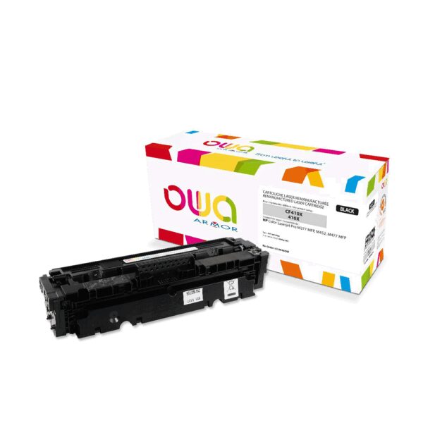 Cartouche Laser OWA remanufacturée compatible HP CF410X - Noir - 6500p