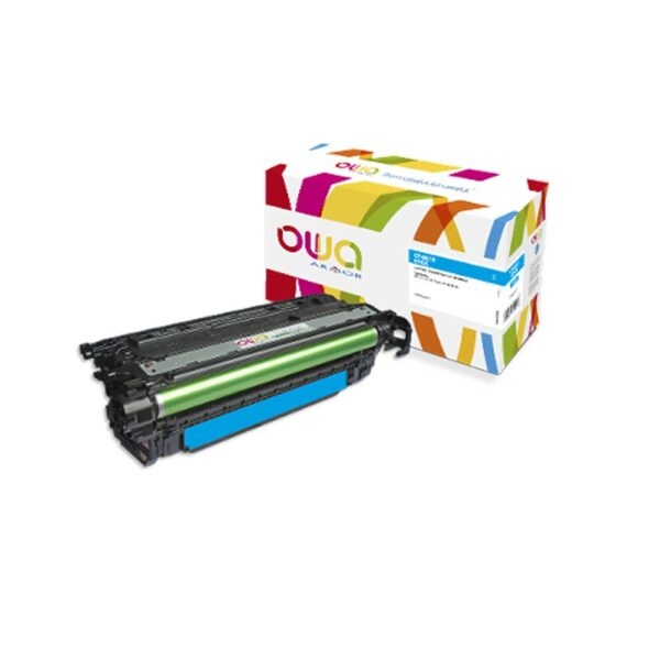Cartouche Laser OWA remanufacturée compatible HP CF461X - Cyan - 22000p
