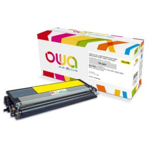 Cartouche Laser OWA remanufacturée compatible BROTHER TN-320Y - Jaune - 1500p