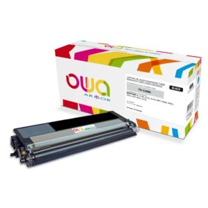 Cartouche Laser OWA remanufacturée compatible BROTHER TN-328Bk - Noir - 6000p