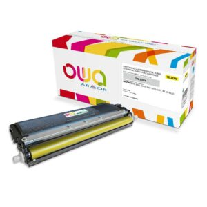 Cartouche Laser OWA remanufacturée compatible BROTHER TN-230Y - Jaune - 1400p