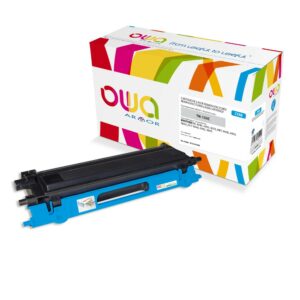 Cartouche Laser OWA remanufacturée compatible BROTHER TN-135C - Cyan - 4000p