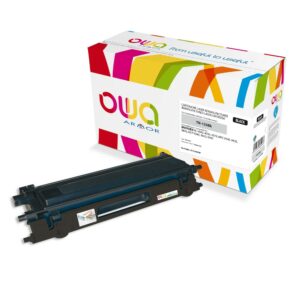Cartouche Laser OWA remanufacturée compatible BROTHER TN-135BK - Noir - 5000p