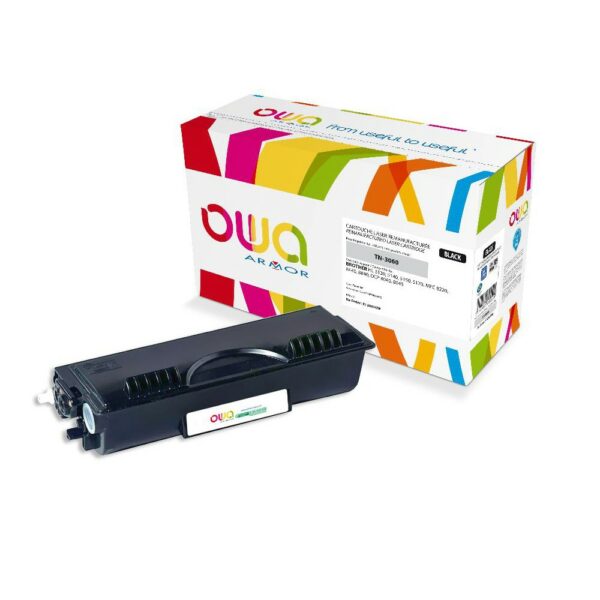 Cartouche Laser OWA remanufacturée compatible BROTHER TN-3060 - Noir - 6700p