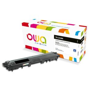 Cartouche Laser OWA remanufacturée compatible BROTHER TN-243BK - Noir - 1000p