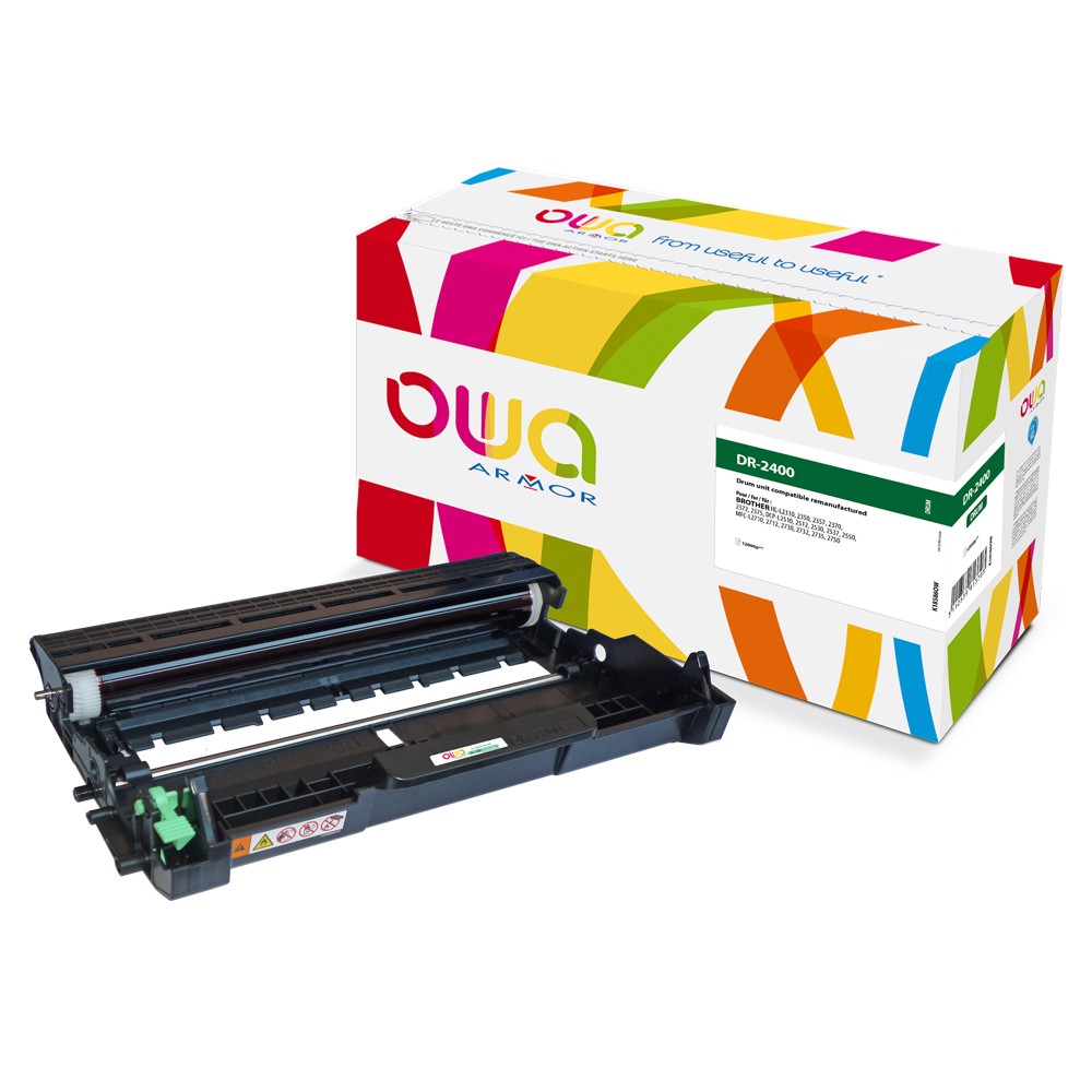 Tambour Laser OWA remanufacturé compatible BROTHER DR-2400 - 12000p