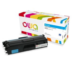 Cartouche Laser OWA remanufacturée compatible BROTHER TN-910C - Cyan - 9000p