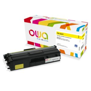 Cartouche Laser OWA remanufacturée compatible BROTHER TN-423Y - Jaune - 4000p